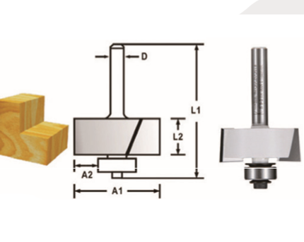 D-48739 FREZE BIÇAĞI 8x31.8 mm