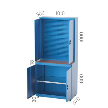6073 – ASKI PANOLU, RAFLI VE KAPAKLI ENDÜSTRİYEL DOLAP